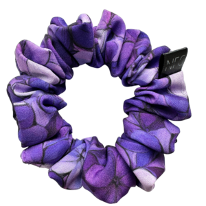 Hedvábná scrunchie medium – Viola